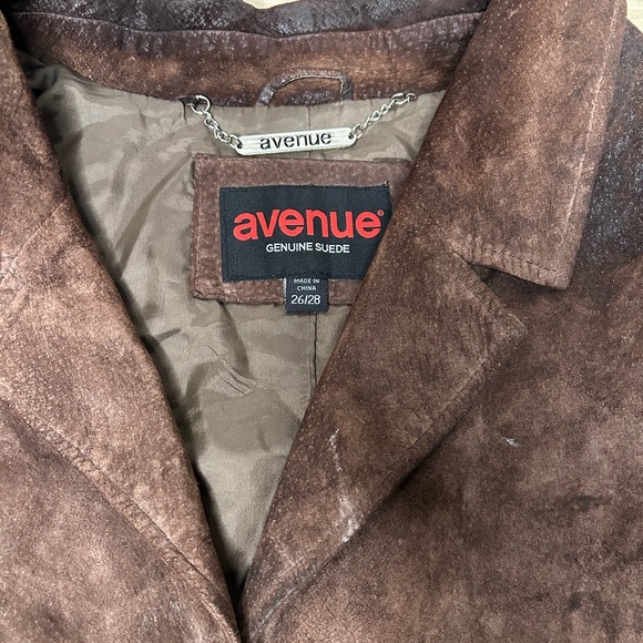 Avenue Genuine Suede Women’s Coat - Picture 2 of 6